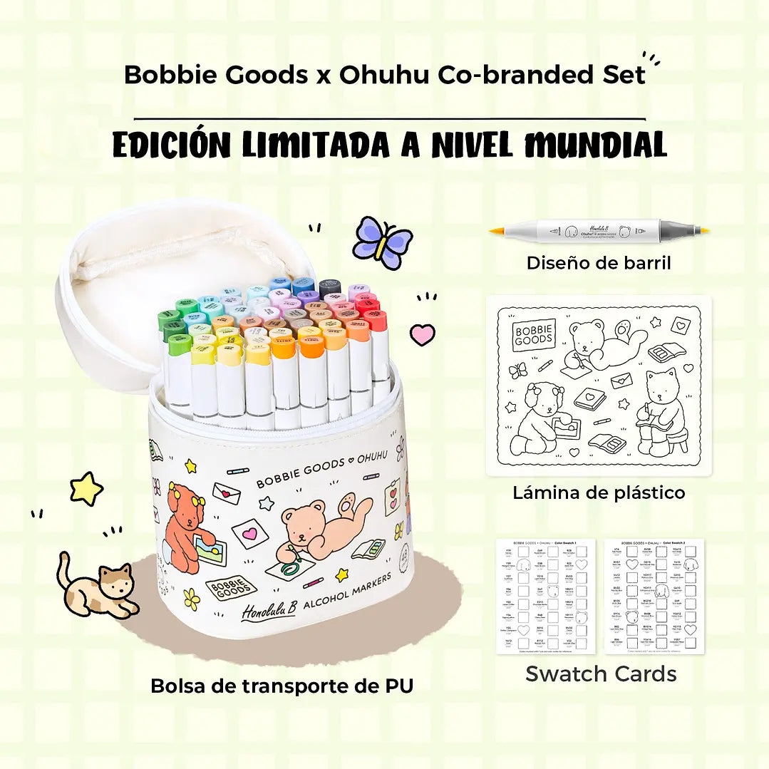 BOBBIE GOODS X OHUHU HONOLULU B EDICIÓN LIMITADA | Honolulu B: Pincel y Fina
