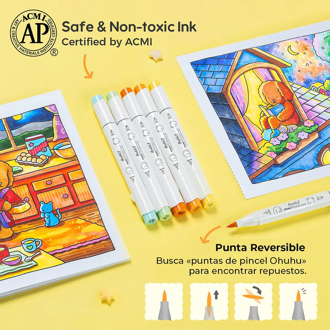 BOBBIE GOODS X OHUHU HONOLULU B EDICIÓN LIMITADA | Honolulu B: Pincel y Fina