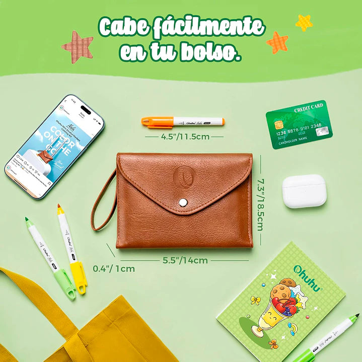 Nalu Kit de Viaje | 12 Mini Marcadores de Alcohol Ohuhu