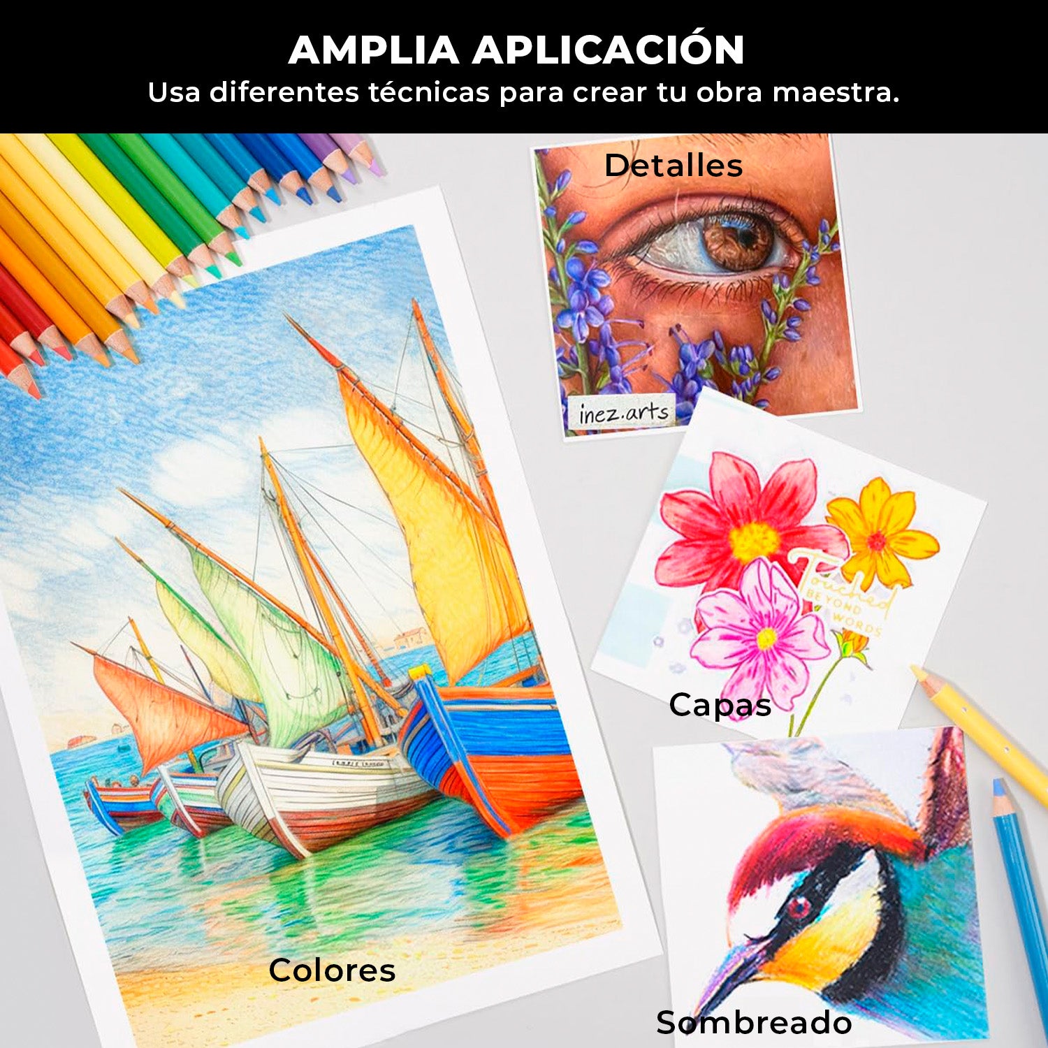 Lápices de Colores Arrtx | 126 colores | Calidad Artista