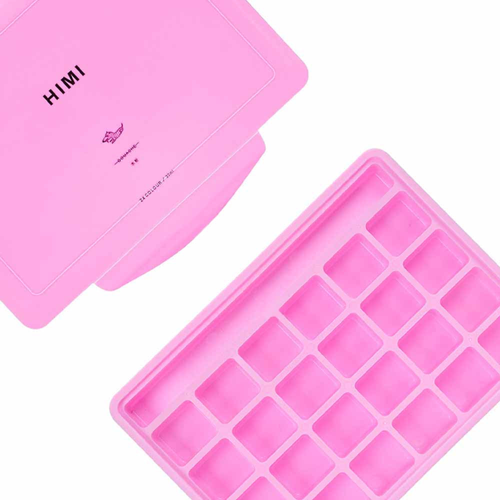 Gouache Himi 24 colores | 30 ml | Estuche Rosado + Pinceles