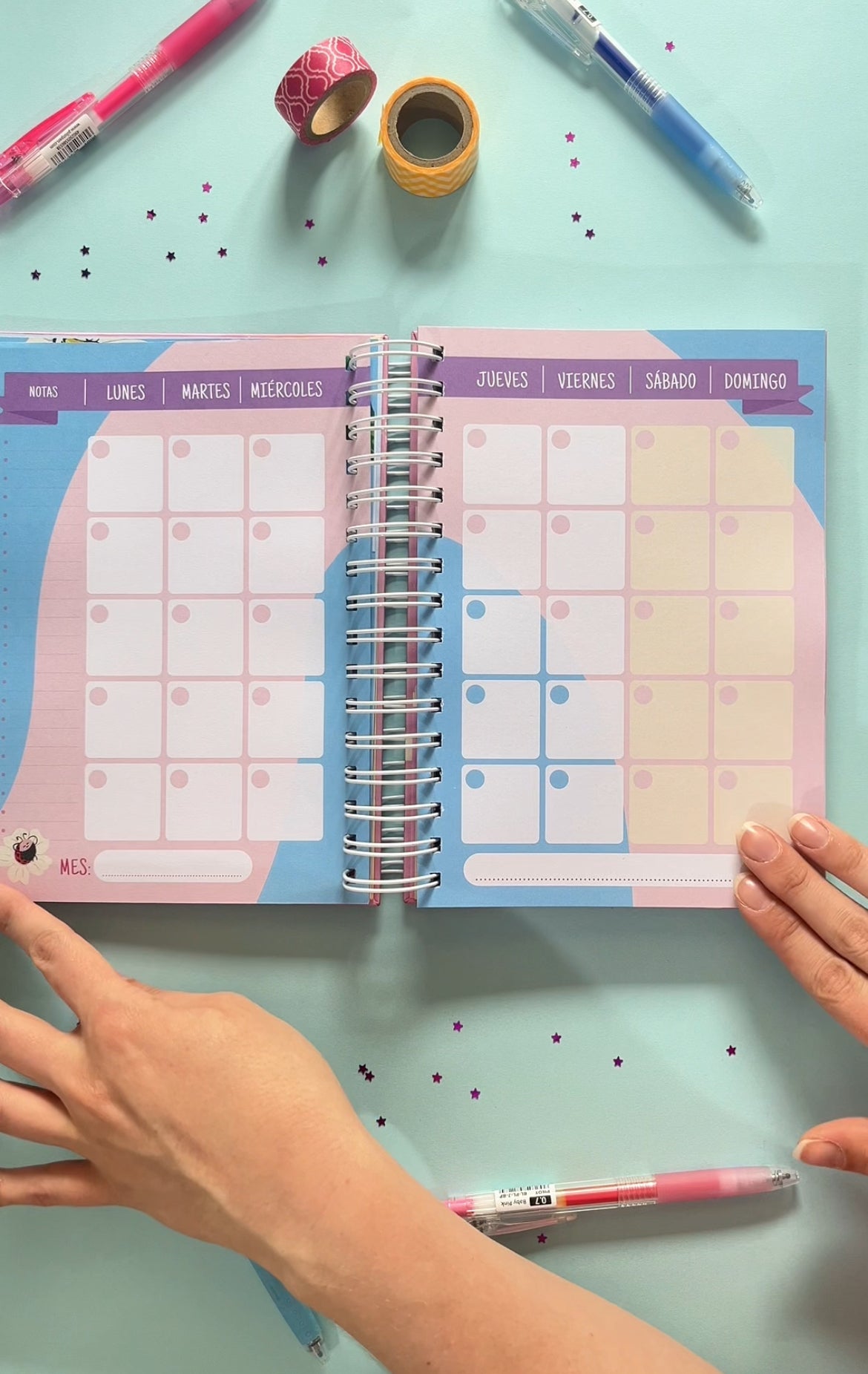 "Cuatro patitas" 🐶🐾 - Planner Meraki Sin Fechas