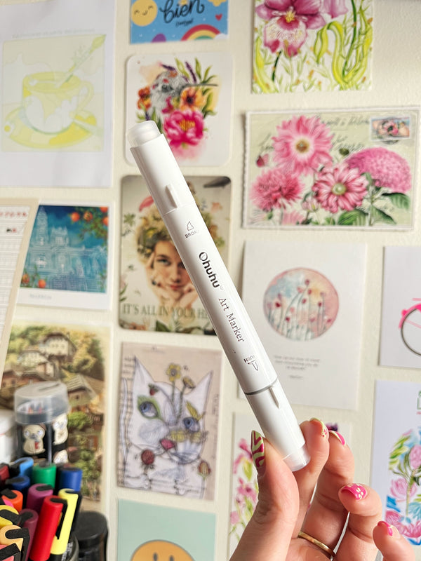 Ohuhu Marcador de Alcohol Blender Incoloro | Honolulu A: Pincel y Biselada