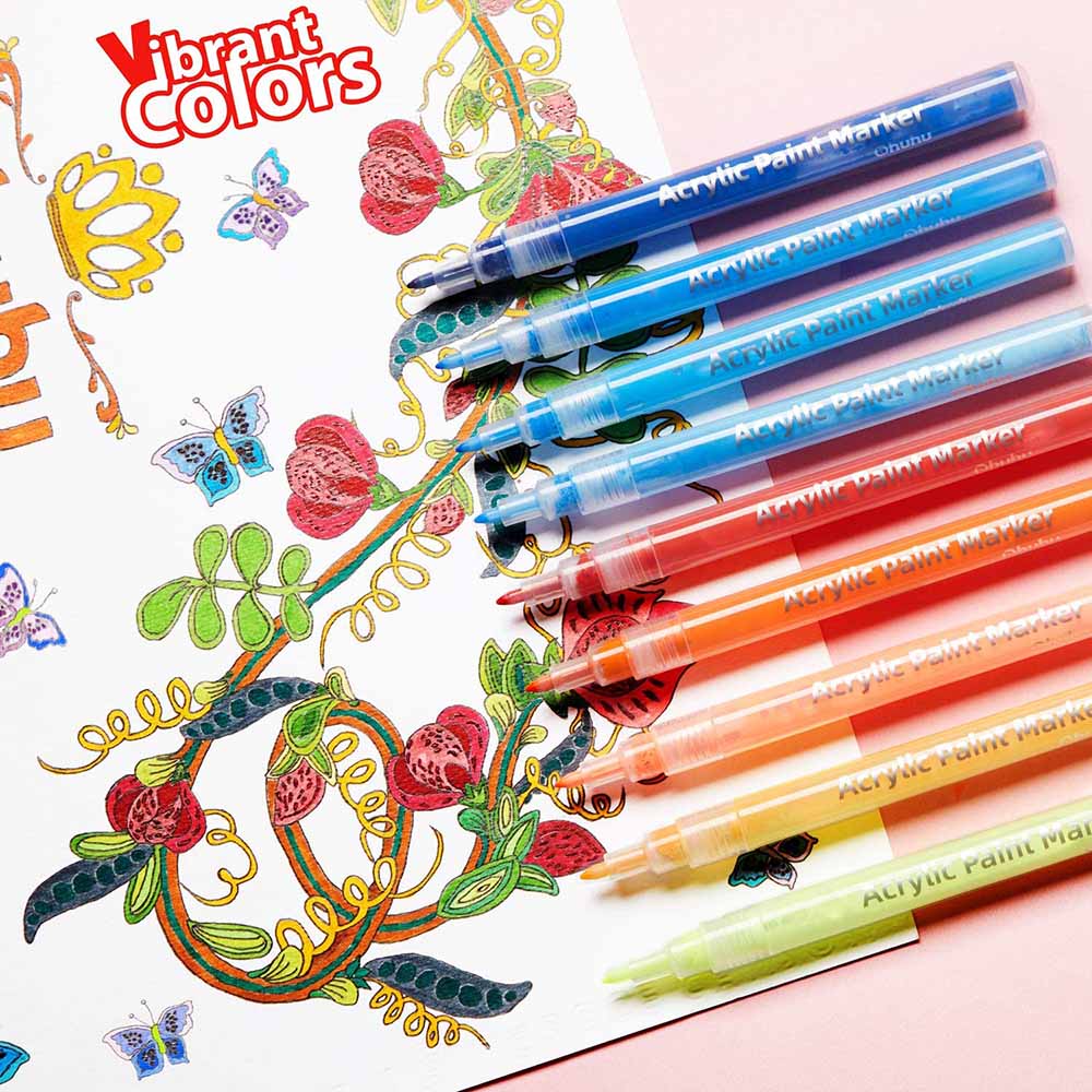 Marcadores Acrílicos Ohuhu | 40 colores