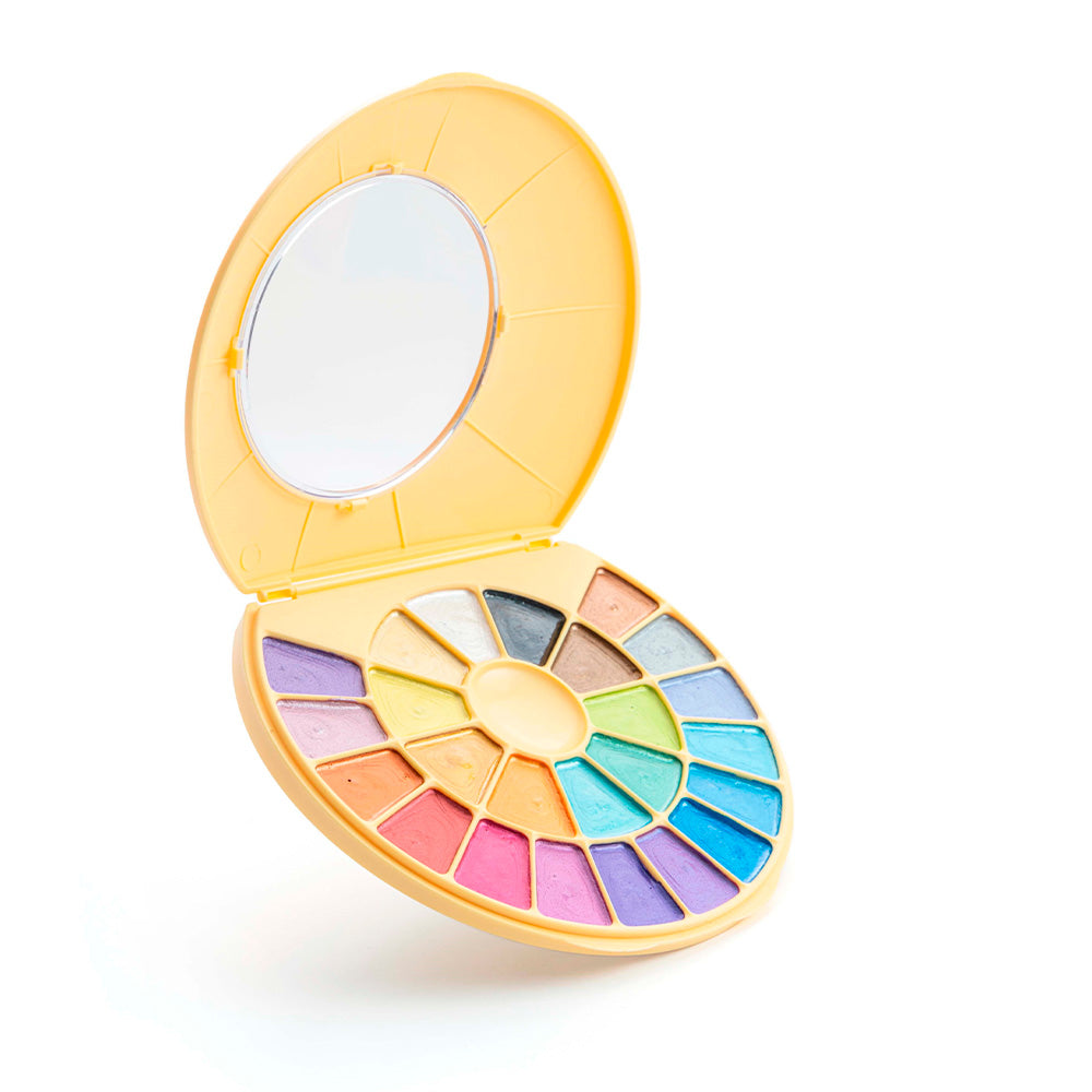 Set Acuarela Metalizados Himi 24 colores + pincel | Semi Húmedo