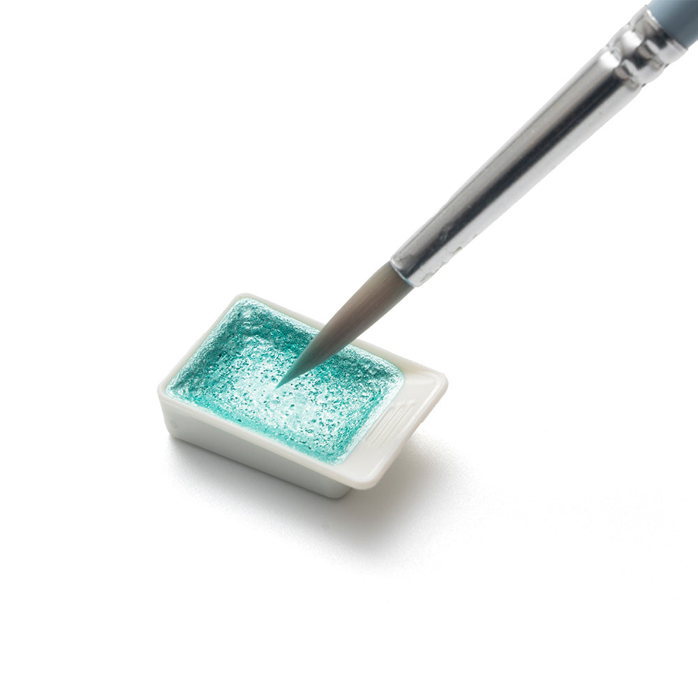 Set Acuarela Metalizada Himi 12 colores + pincel | Silver/Plata