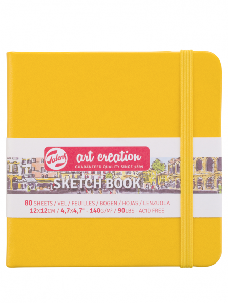 Sketchbook Art Creation Amarillo Dorado | 140gr, 80 hojas | 2 tamaños