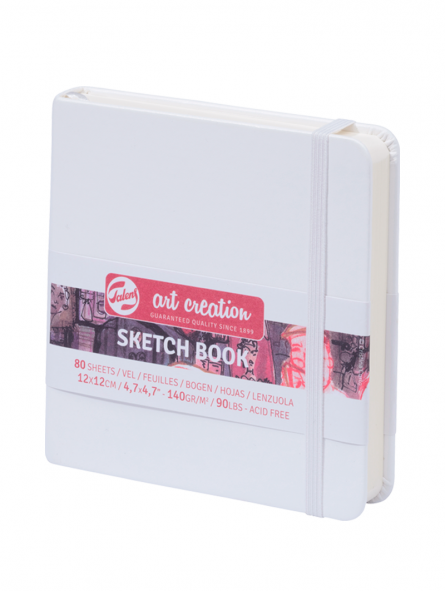 Sketchbook Art Creation Blanca | 140gr, 80 hojas | 12x12 cm