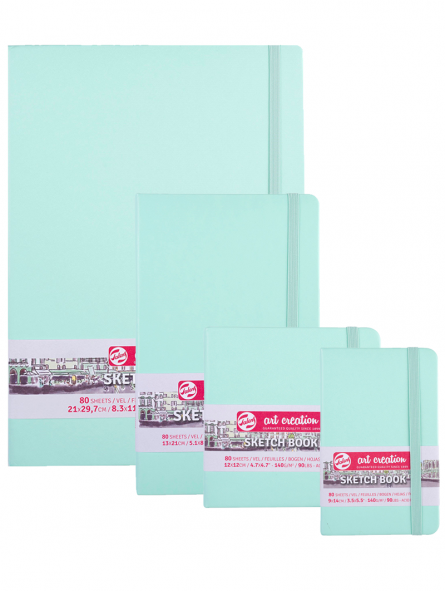 Sketchbook Art Creation Menta Fresca | 140gr, 80 hojas | 3 tamaños