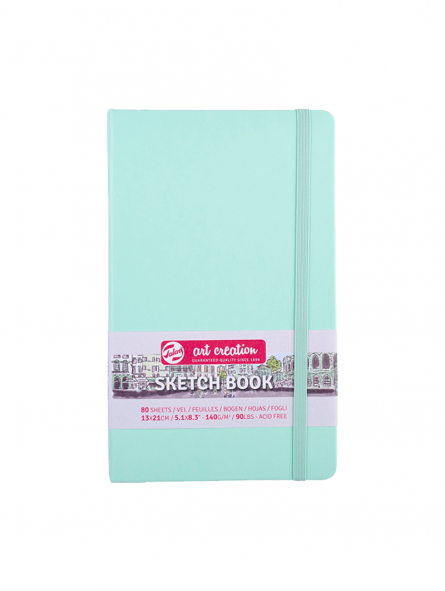 Sketchbook Art Creation Menta Fresca | 140gr, 80 hojas | 3 tamaños
