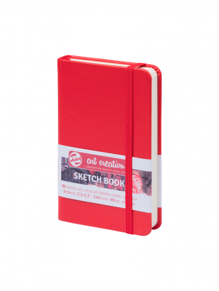 Sketchbook Art Creation Roja | 140gr, 80 hojas | 9x14 cm