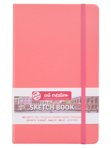 Sketchbook Art Creation Coral | 140gr, 80 hojas | 3 tamaños