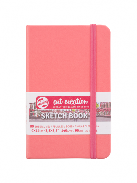 Sketchbook Art Creation Coral | 140gr, 80 hojas | 3 tamaños