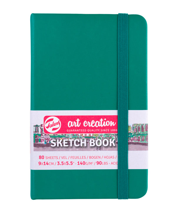 Sketchbook Art Creation Verde Bosque | 140gr, 80 hojas | 9x14 cm