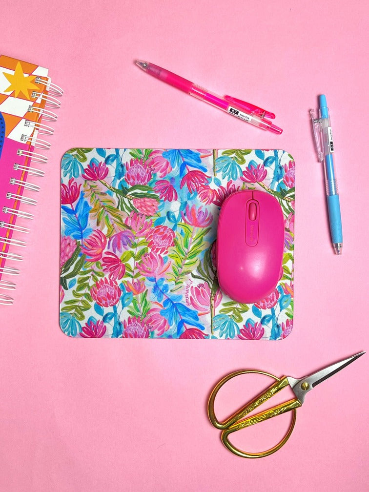 Mousepad | Proteas Acuarela