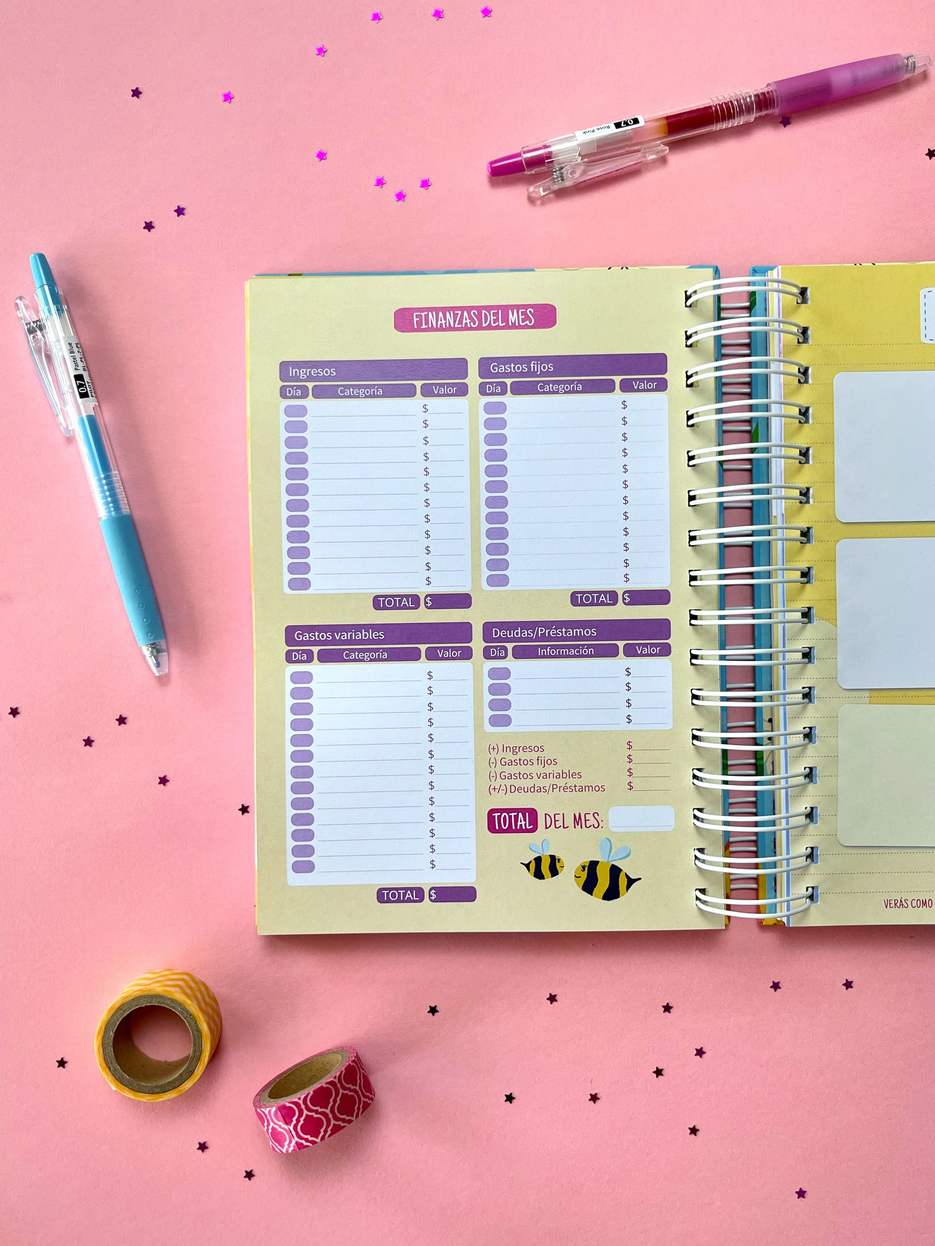 "Creer en mi" 🐠✨ - Planner Meraki Sin Fechas