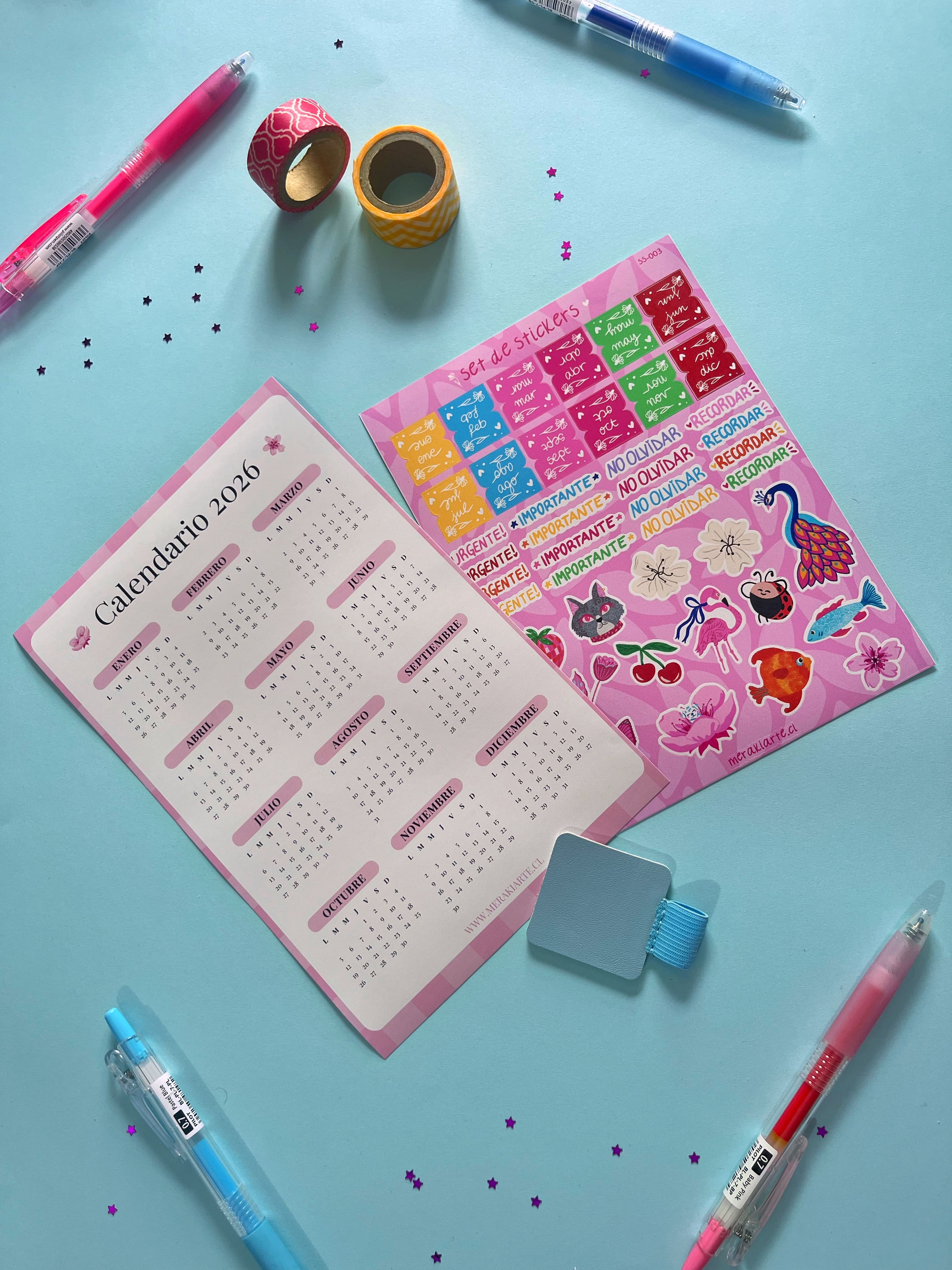 "Actitud Felina" 🐈 - Planner Meraki Sin Fechas