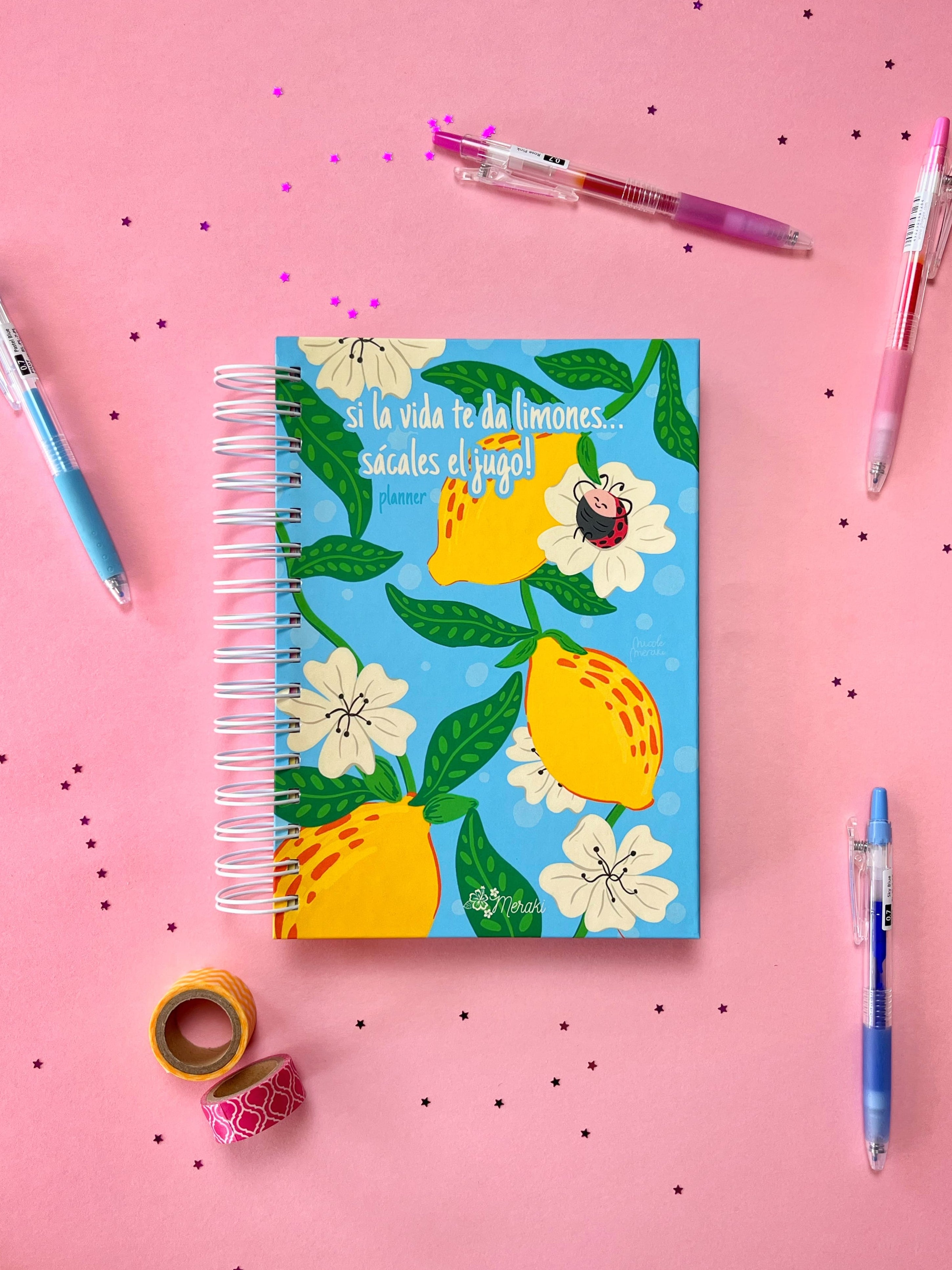 "Si la vida te da limones" 🌿 - Planner Meraki Sin Fechas