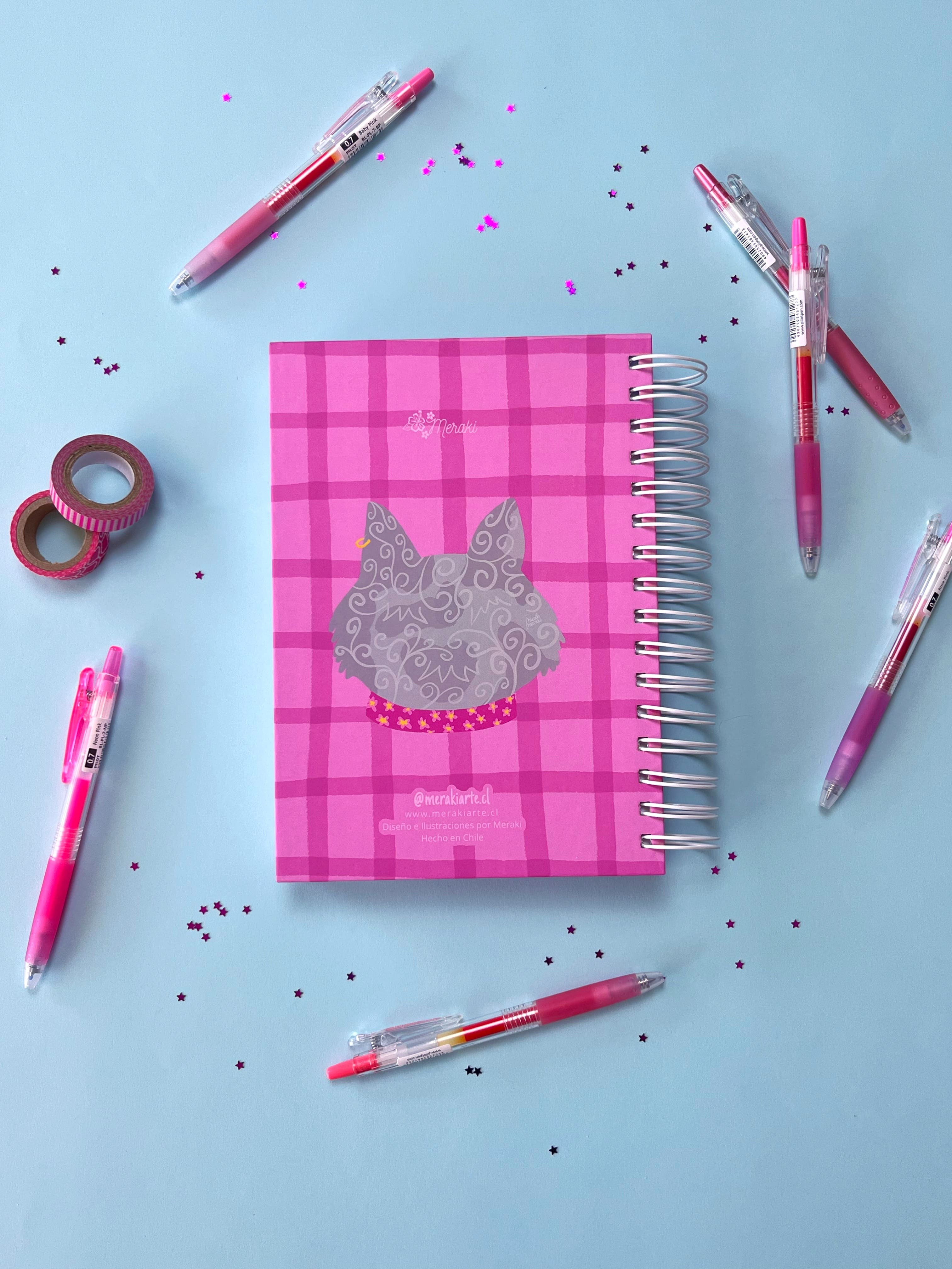 "Actitud Felina" 🐈 - Planner Meraki Sin Fechas