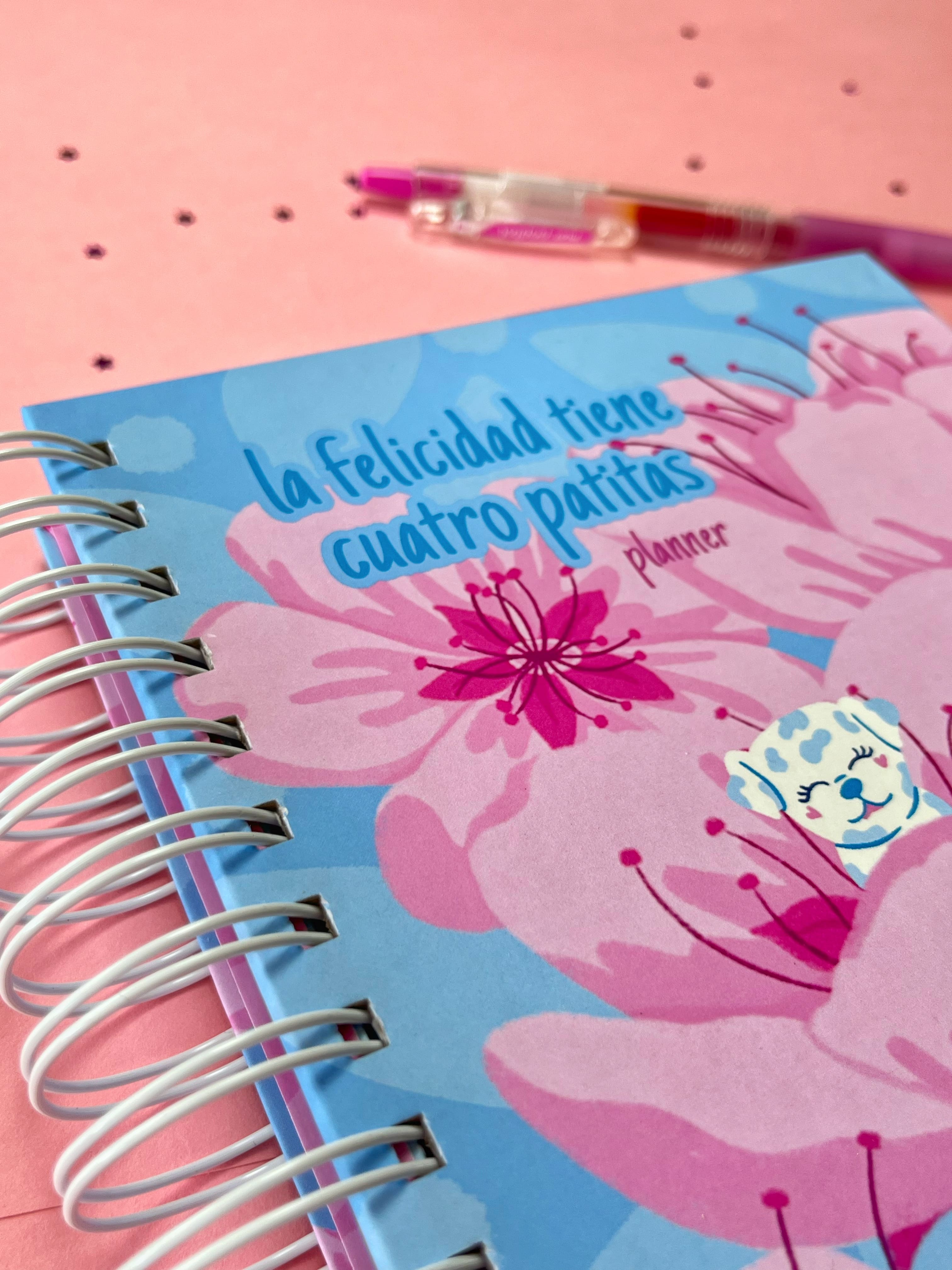 "Cuatro patitas" 🐶🐾 - Planner Meraki Sin Fechas