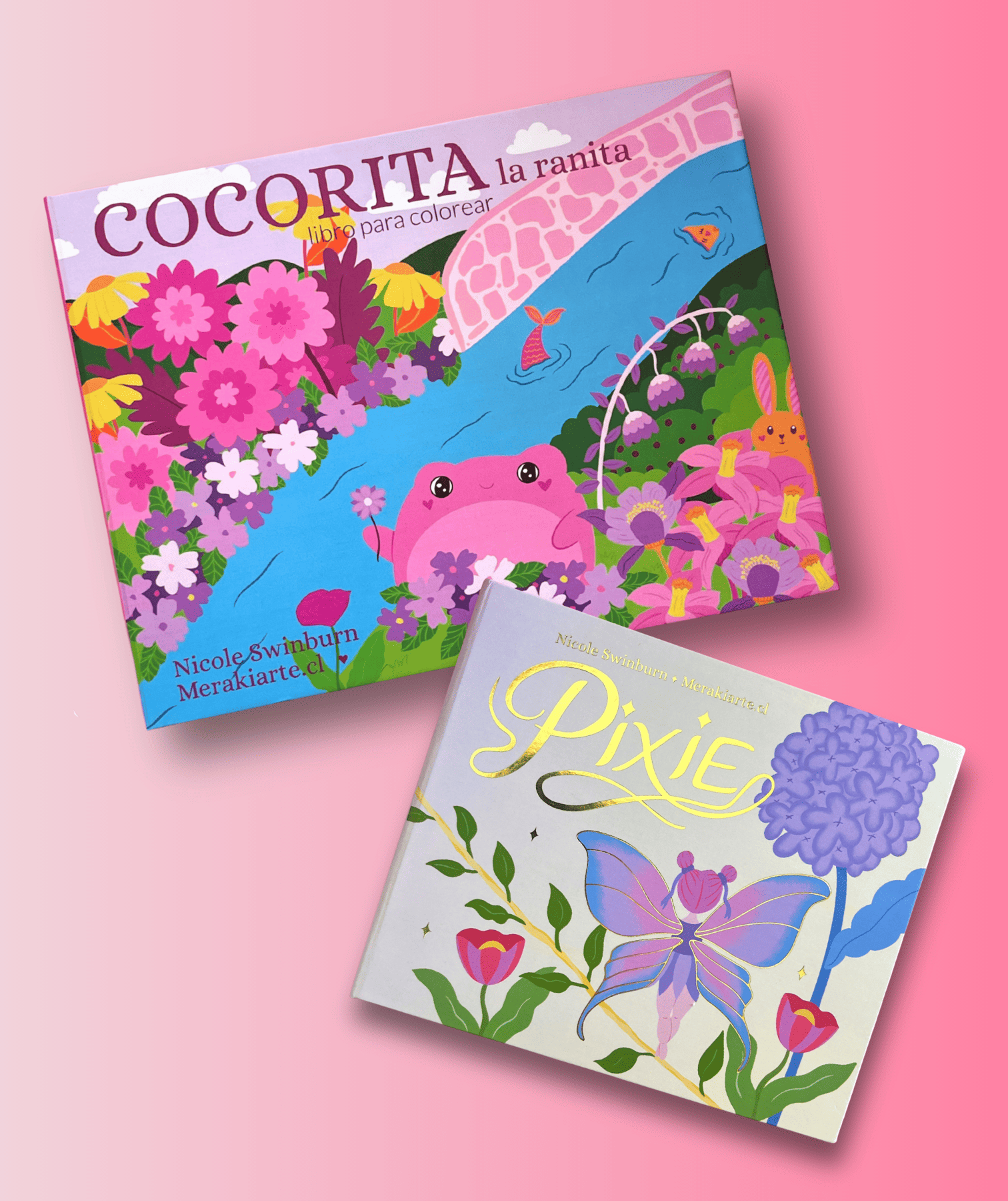 Pack Pixie + Cocorita La Ranita | Libros para colorear