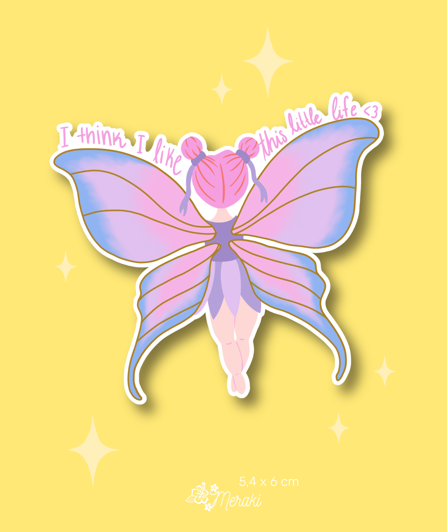 Sticker de Vinilo | I think I like this little life