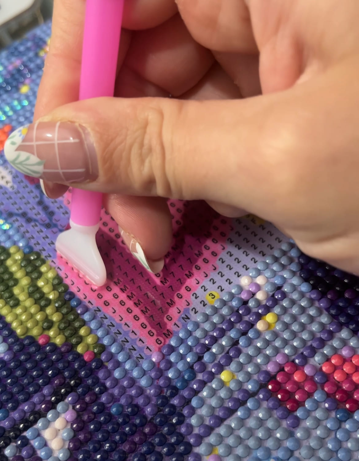 Kit De Pintura Con Diamantes Meraki: Diseño Ilustrado, Bastidor Y Herramientas Incluidas