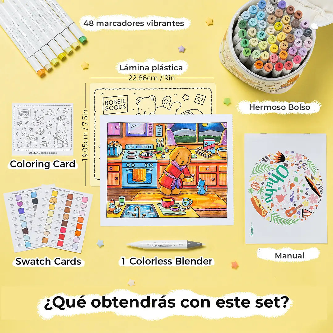 [PREVENTA] BOBBIE GOODS X OHUHU HONOLULU B EDICIÓN LIMITADA | Honolulu B: Pincel y Fina