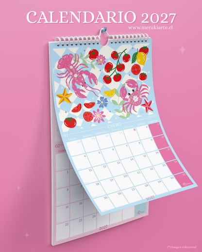 [PREVENTA] Pack Calendarios 2027 🌻 Pared + Escritorio