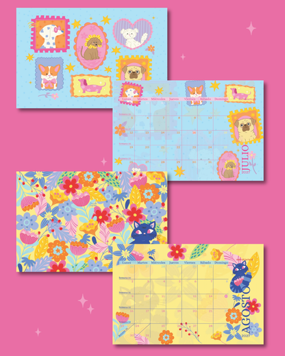 [PREVENTA] Calendario de Escritorio Ilustrado Meraki 2027 🌸