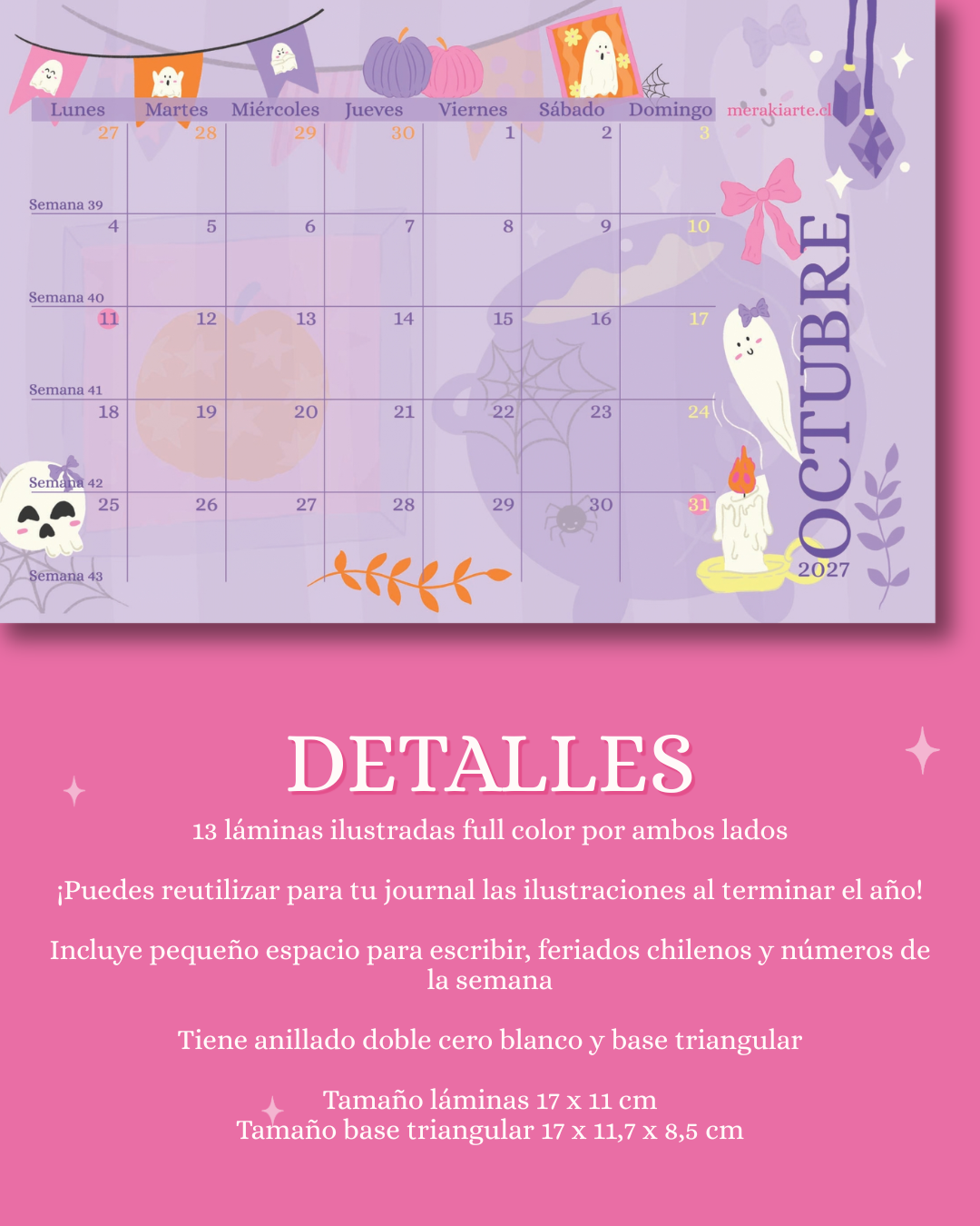 [PREVENTA] Pack Calendarios 2027 🌻 Pared + Escritorio