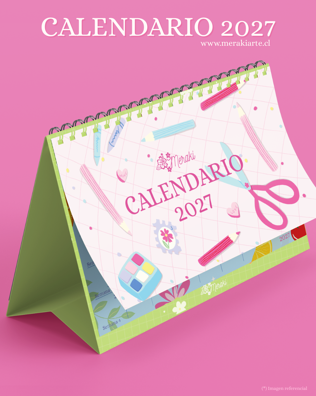 [PREVENTA] Pack Calendarios 2027 🌻 Pared + Escritorio