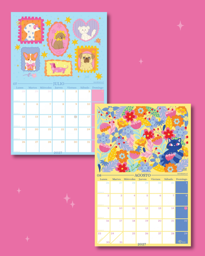 [PREVENTA] Calendario de Pared Ilustrado Meraki 2027 🌸