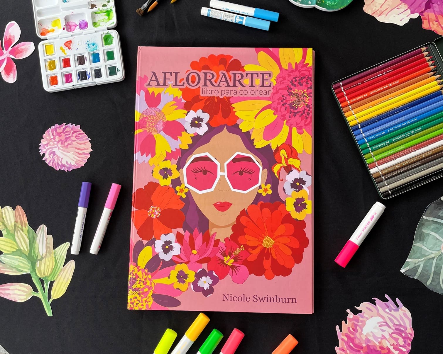 Libro para colorear Aflorarte