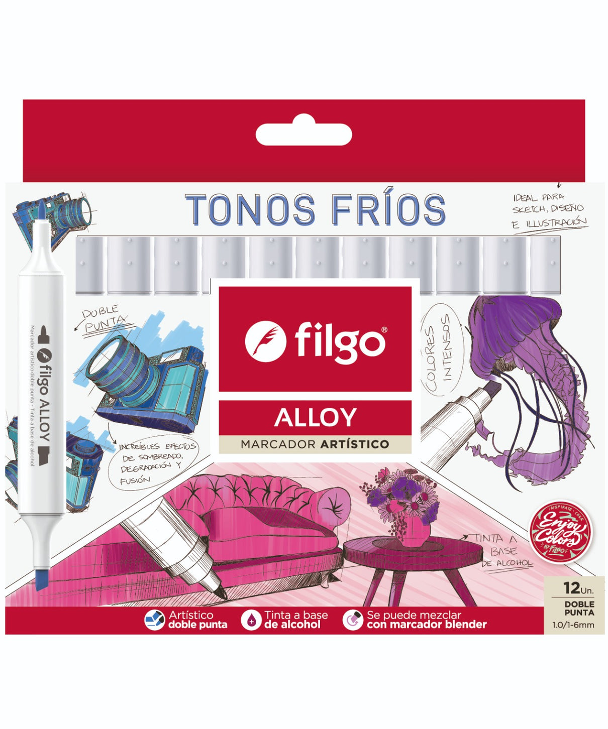 Marcadores Artísticos Filgo Alloy | Tonos Fríos