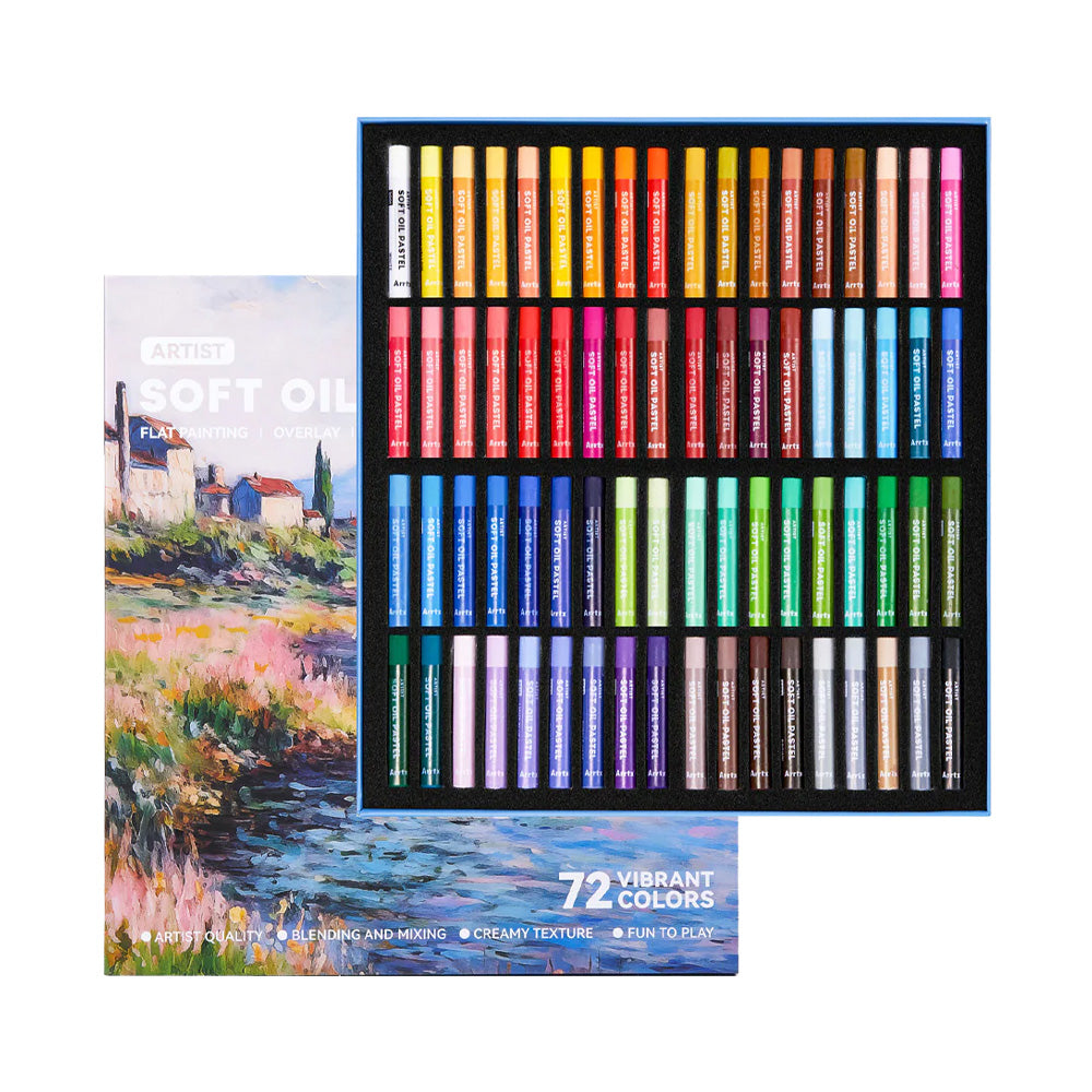 Pasteles al Óleo Soft Arrtx | 72 colores
