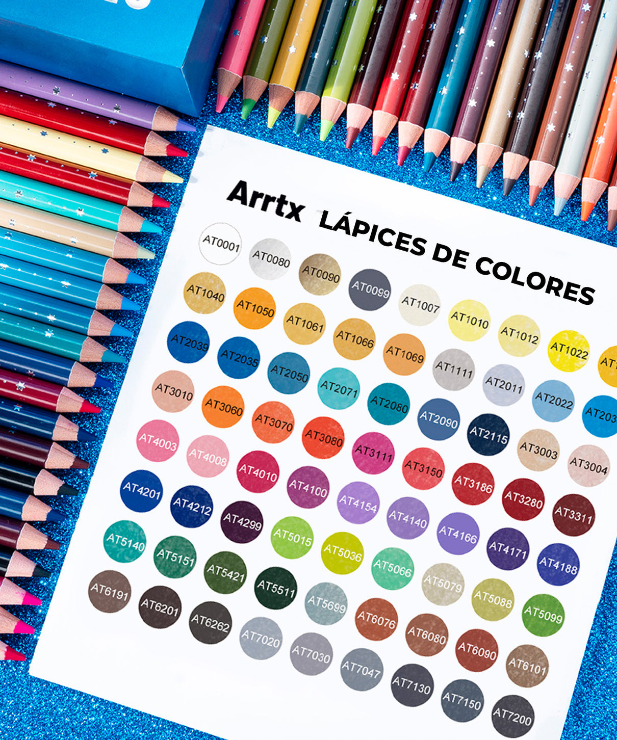 Lápices de Colores Arrtx | 72 colores | Calidad Artista