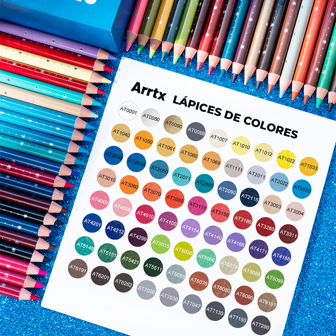 Lápices de Colores Arrtx | 72 colores | Calidad Artista