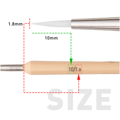 Set 5 Pinceles Para Detalles | Himi Miya Little Bird | Color Amarillo