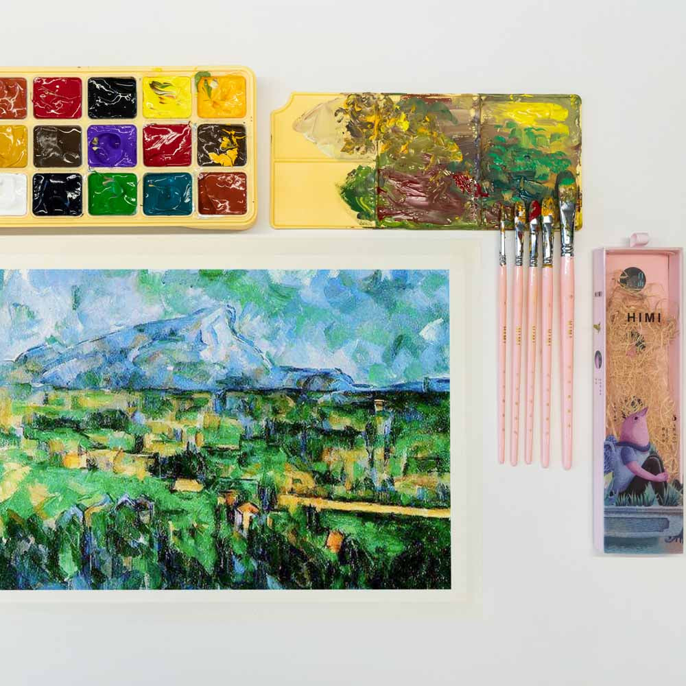 Set 5 Pinceles Distintas Técnicas | Himi Miya Little Bird | Color Rosado