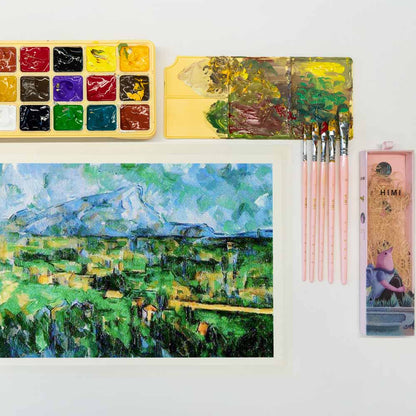 Set 5 Pinceles Distintas Técnicas | Himi Miya Little Bird | Color Rosado