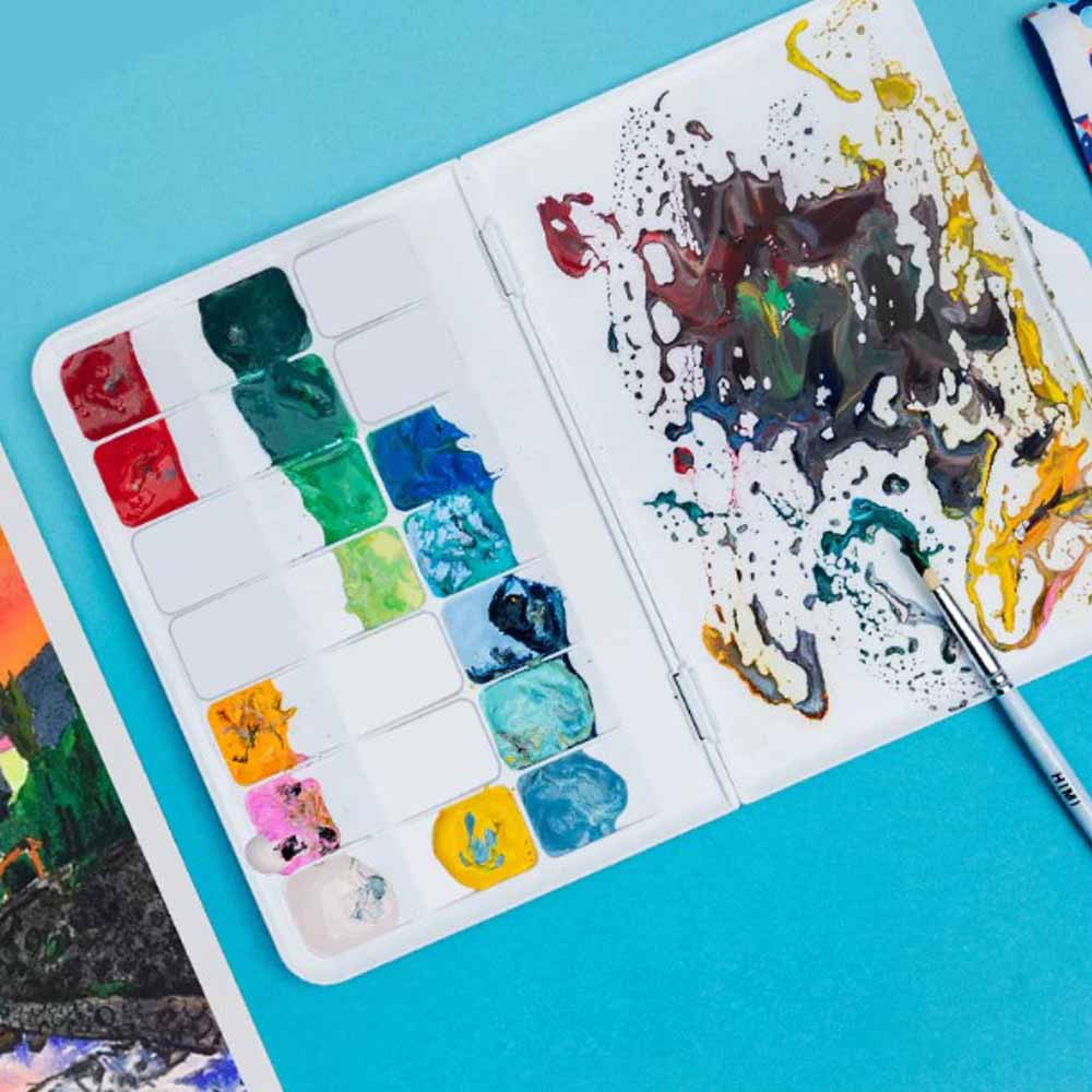 Paleta para mezclar plegable Miya | 20 x 15 cm