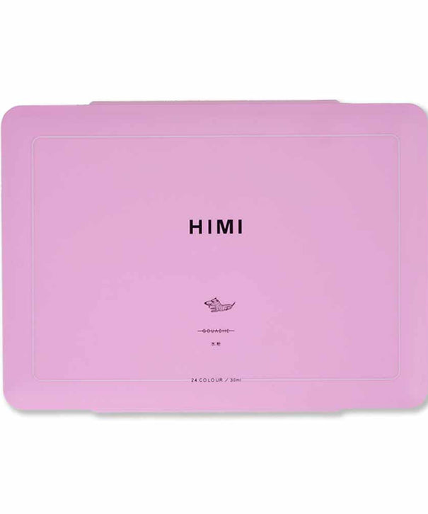 Gouache Himi 24 colores | 30 ml | Estuche Rosado (sin pinceles)