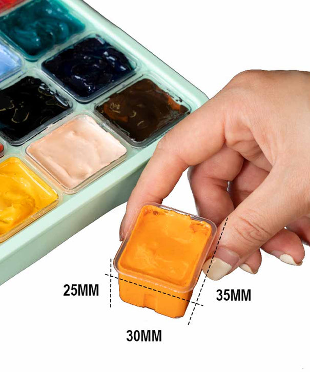 Gouache Himi 24 colores | 30 ml | Estuche Rosado (sin pinceles)