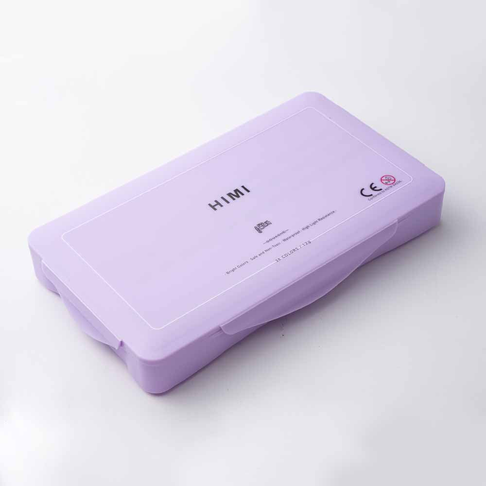 Gouache Himi 36 colores | 12 ml | Estuche Lila (sin pinceles)