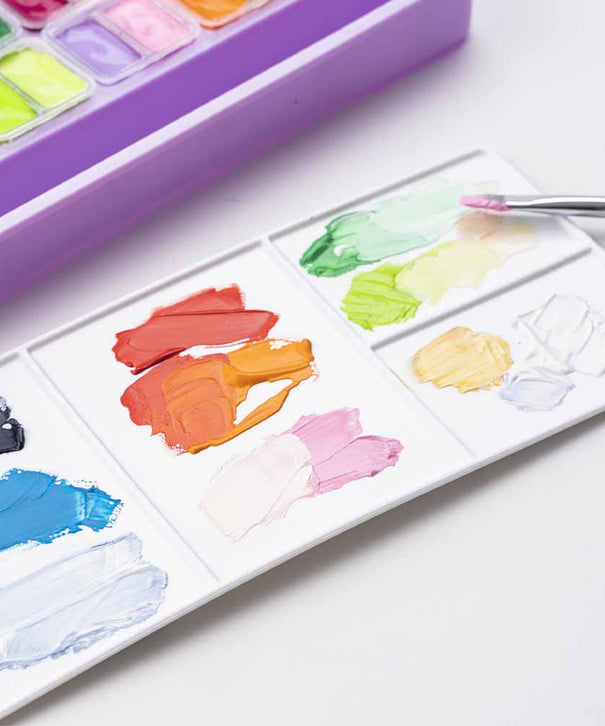 Gouache Himi 36 colores | 12 ml | Estuche Lila (sin pinceles)