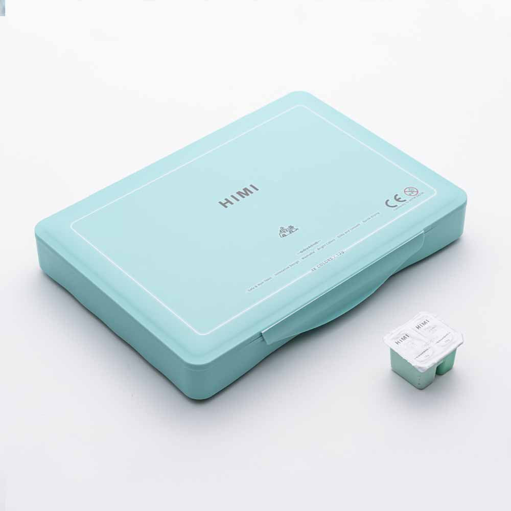 Gouache Himi 48 colores | 12 ml | Estuche Verde Agua (sin pinceles)