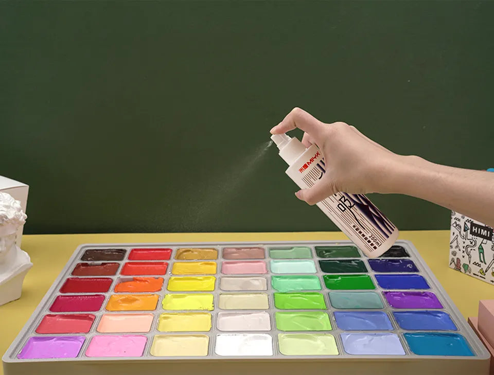 Spray Antihongo e Hidratador Himi Miya | Para gouache y acrílicos | 100 ml