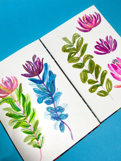 Sketchbook Acuarela Tamaño A5 Horizontal | Mármol Beige 1