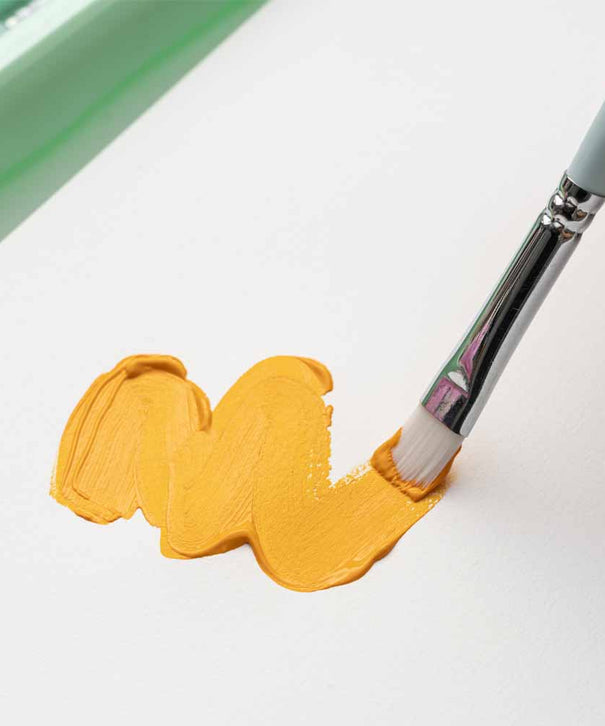 Gouache Himi 18 colores | 30 ml | Estuche Amarillo + Pinceles
